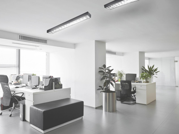 Čierne žiarivkové prisadené svietidlo na 2 x T8 ( 120cm LED trubica ) - TL301B 7