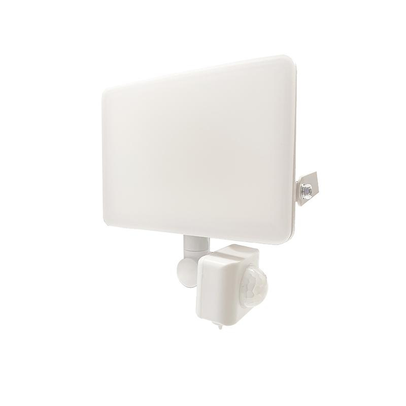 Vonkajší biely LED reflektor so senzorom 50W / 4000K - LF7124S 3