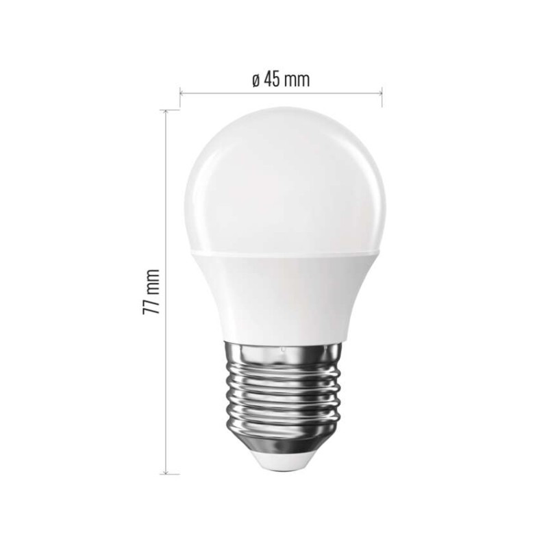 LED CLS MINI GLOBE 4,2W(40W) 470lm E27 N
