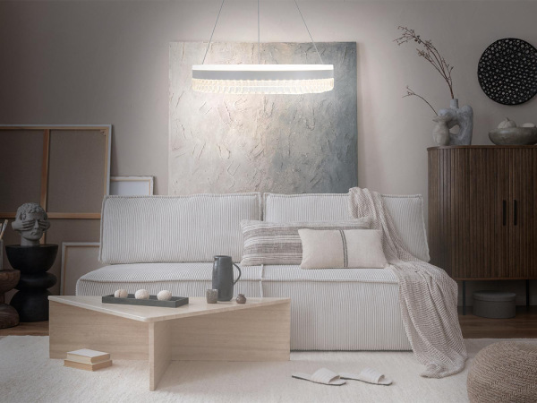 LED luxusné závesné krištáľové svietidlo s diaľkovým ovládačom 80W - TA2302/W 7