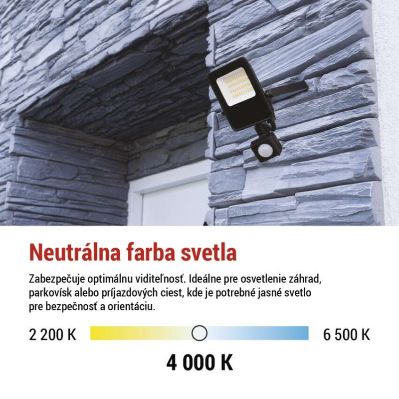 LED REFLEKTOR VISIO 20W 3000LM IP54 NW P 10