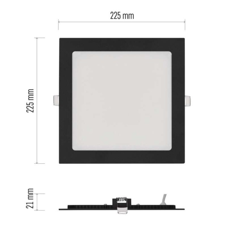 LED SVÍTIDLO NEXXO VES.ČT 18W 1600LM IP4 2