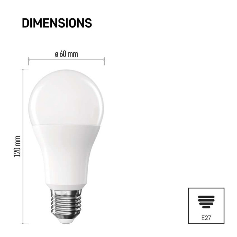 Žiarovka LED CLS A60 13W E27 NW ZQ5E63 EMOS 2