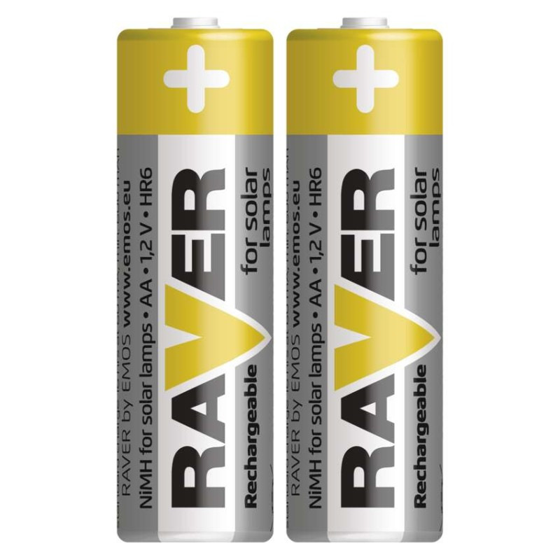 Batéria R06 NiMH 600mAh 1,2V AA RAVER SOLAR B7426 nabijatelná