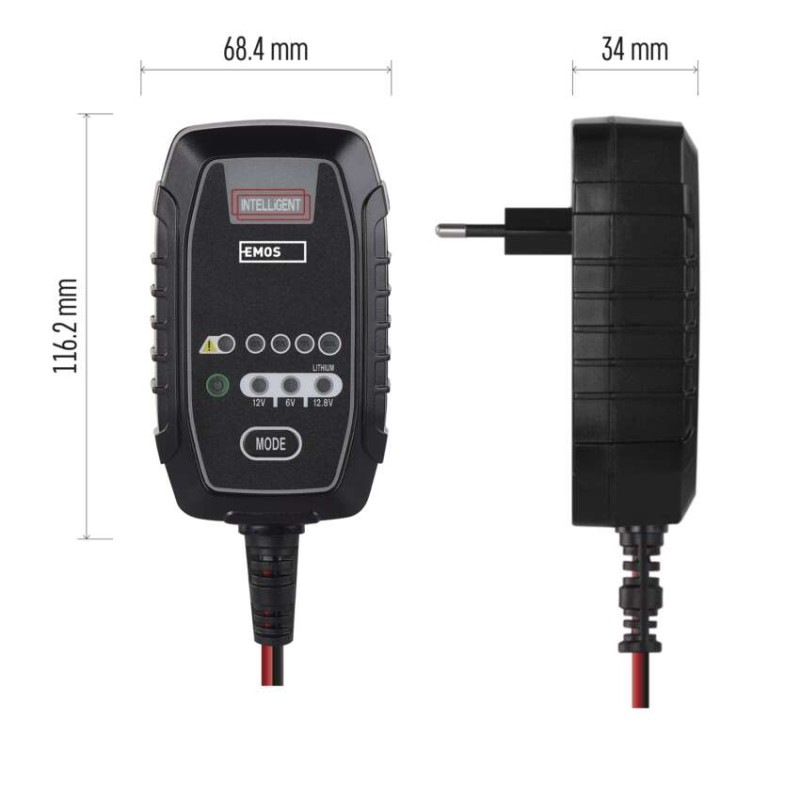 NABÍJEČ AUTOBATERIÍ 6/12V 0,8A 10