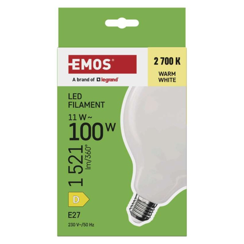LED FLM G125 GLOBE 11W(100W) 1521lm E27 5