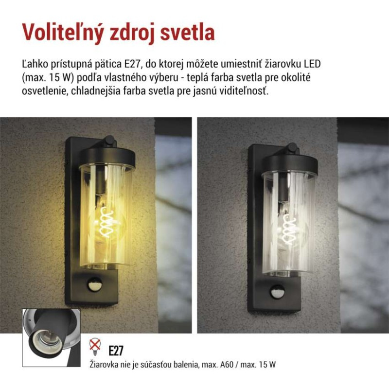 LED ZAHRADNÍ SVÍTIDLO,E27,IP44,MAX 15W,N 4