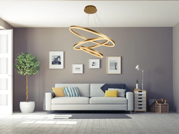 LED závesné svietidlo na lanku + diaľkový ovládač 125W - J4313/G 1