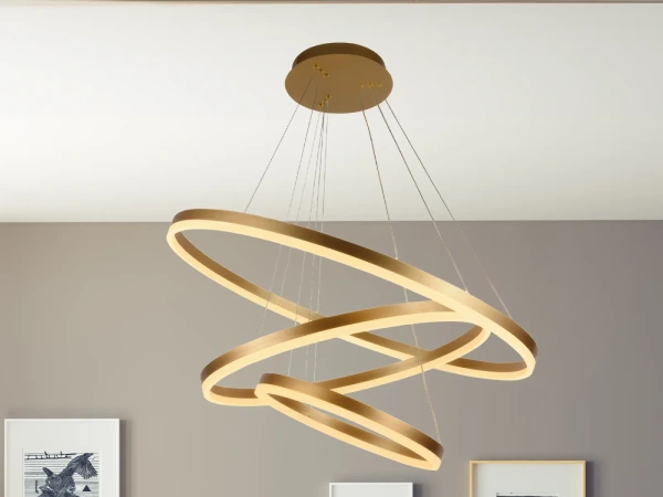 LED závesné svietidlo na lanku + diaľkový ovládač 125W - J4313/G 7