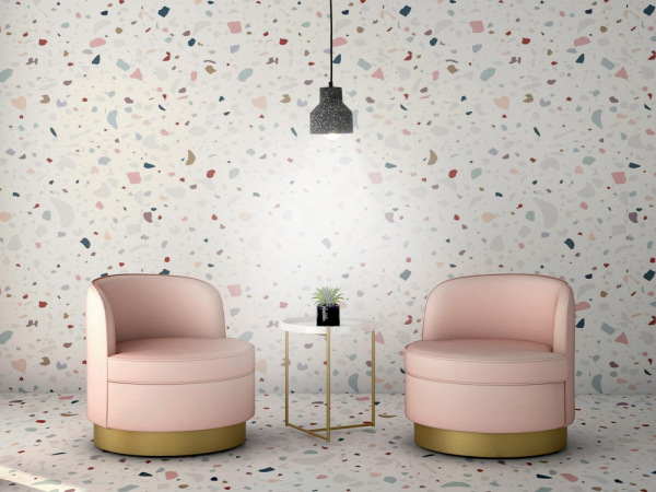 Závesné svietidlo Terrazzo / čierna 1 x E27 - ME0015R/B 5