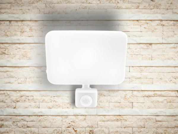 Vonkajší biely LED reflektor so senzorom 50W / 4000K - LF7124S 12