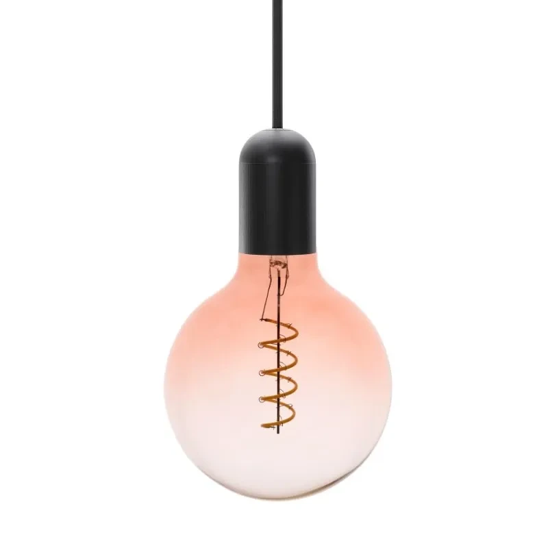 LED dekoratívny filament SPIRAL 4W PINK - TRANSPARENT - G125 / E27 / 2000K - ZSF124 3