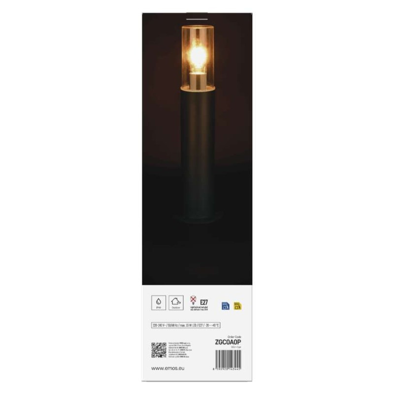 LED ZAHRADNÍ SVÍTIDLO,E27,IP44,MAX 15W,S 10