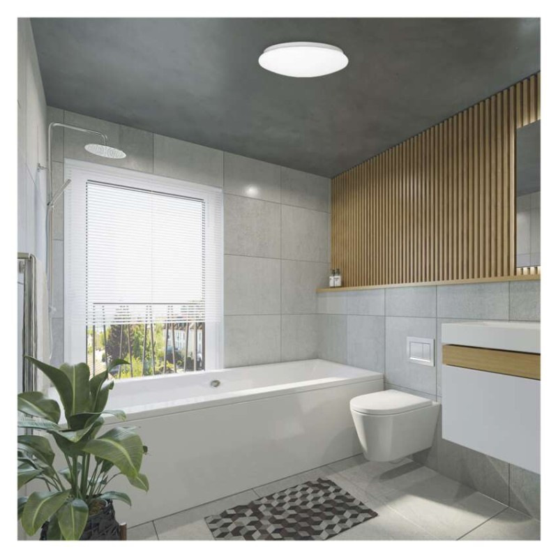 LED SVÍTIDLO TIVI PŘ.KR 12,5W 2100LM IP4 3