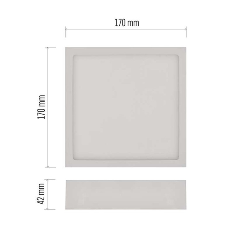 LED SVÍTIDLO NEXXO PŘ.ČTV 12,5W 1100LM I 2