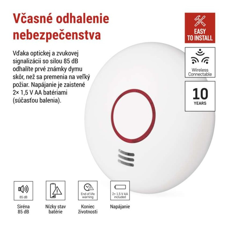 Detektor dymu GS558  P56500  EMOS 1