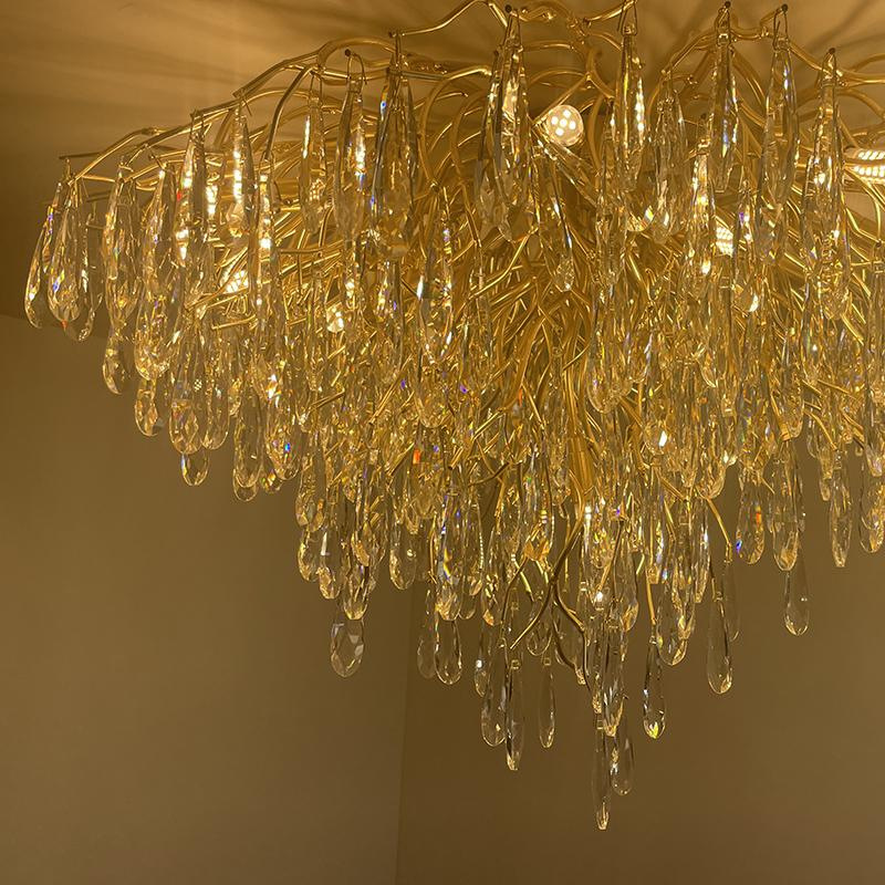 Luxusný stropný krištáľový luster 12 x G9 - CA061/800C 7