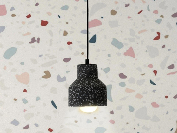 Závesné svietidlo Terrazzo / čierna 1 x E27 - ME0015R/B 1