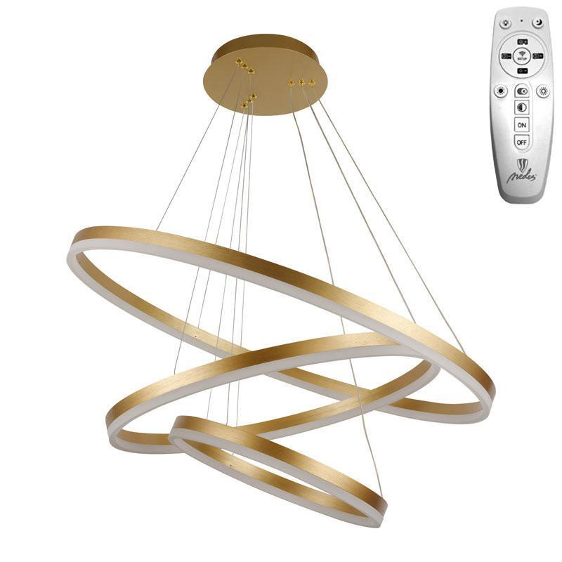 LED závesné svietidlo na lanku + diaľkový ovládač 125W - J4313/G 4