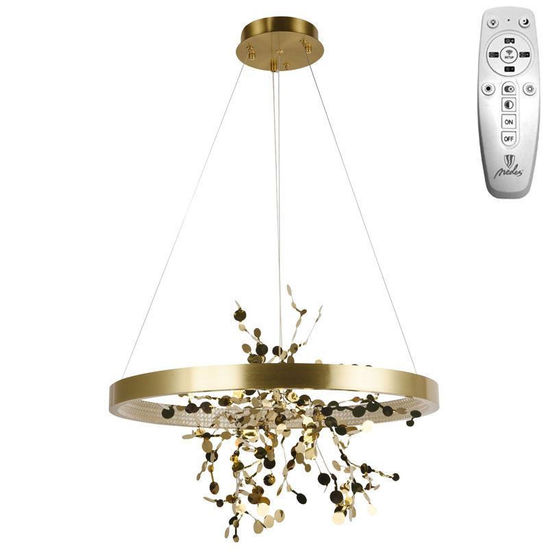 LED závesný luster na lanku + diaľkový ovládač 40W - J5307/C 1