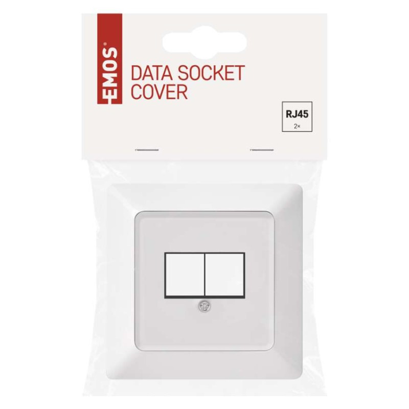 KRYT DATOVÉ ZÁSUVKY 2×RJ45 4