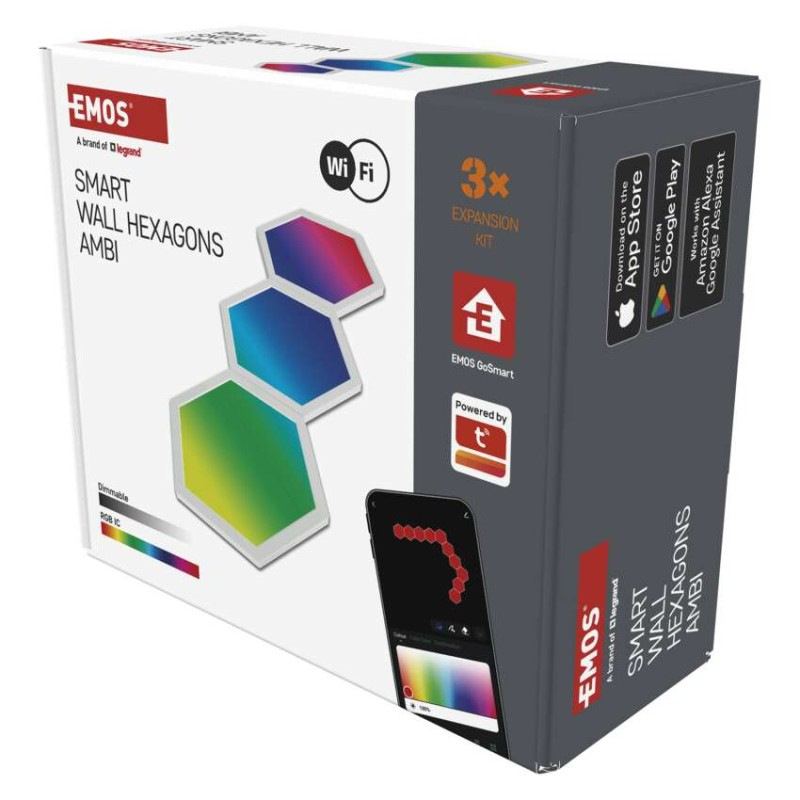 GOSMART WALL HEXAGONS (3pack) 8