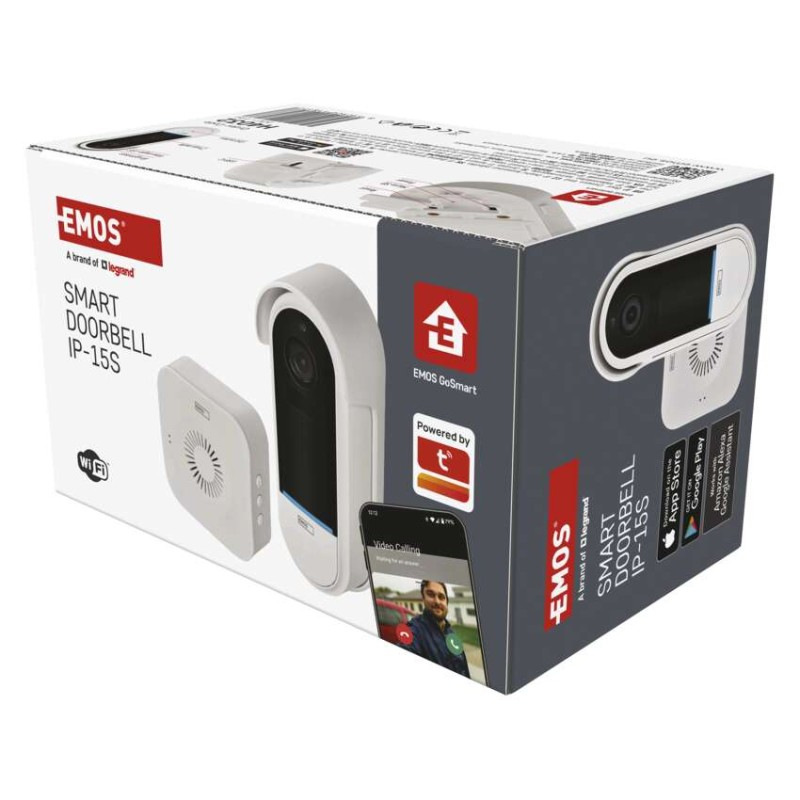 GOSMART VIDEOZVONEK IP-15S DC BATERIOVÝ 1