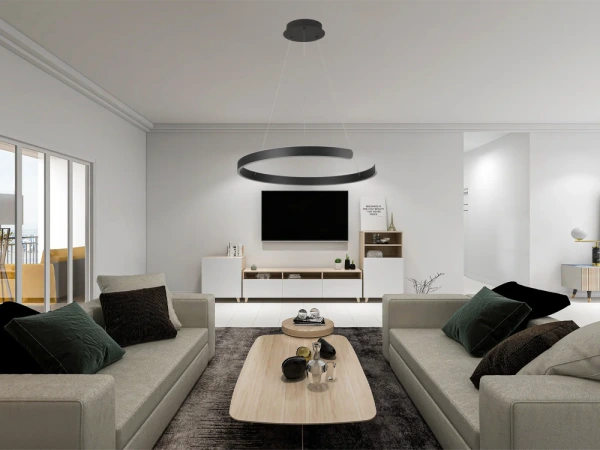 LED závesná lampa + diaľkový ovládač 70W - J4326/B 3