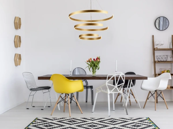 LED visiace svietidlo + diaľkový ovládač 220W - J4329/G 10