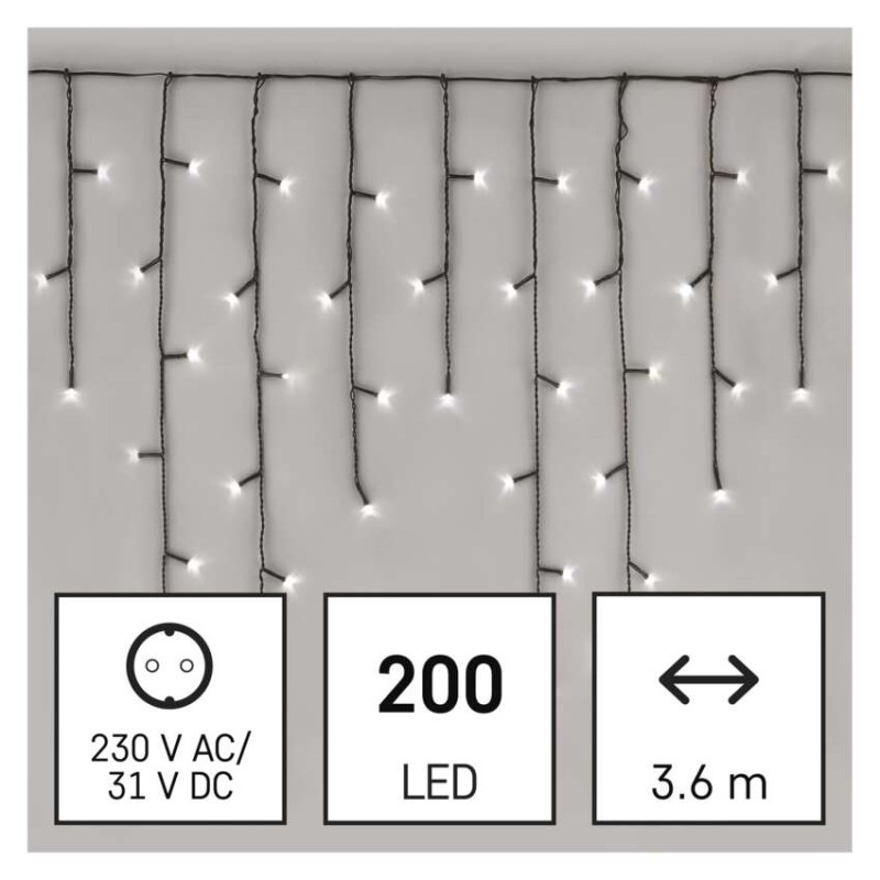 Vánoční rampouchy MF 3,6M CW (ZY2050) 1