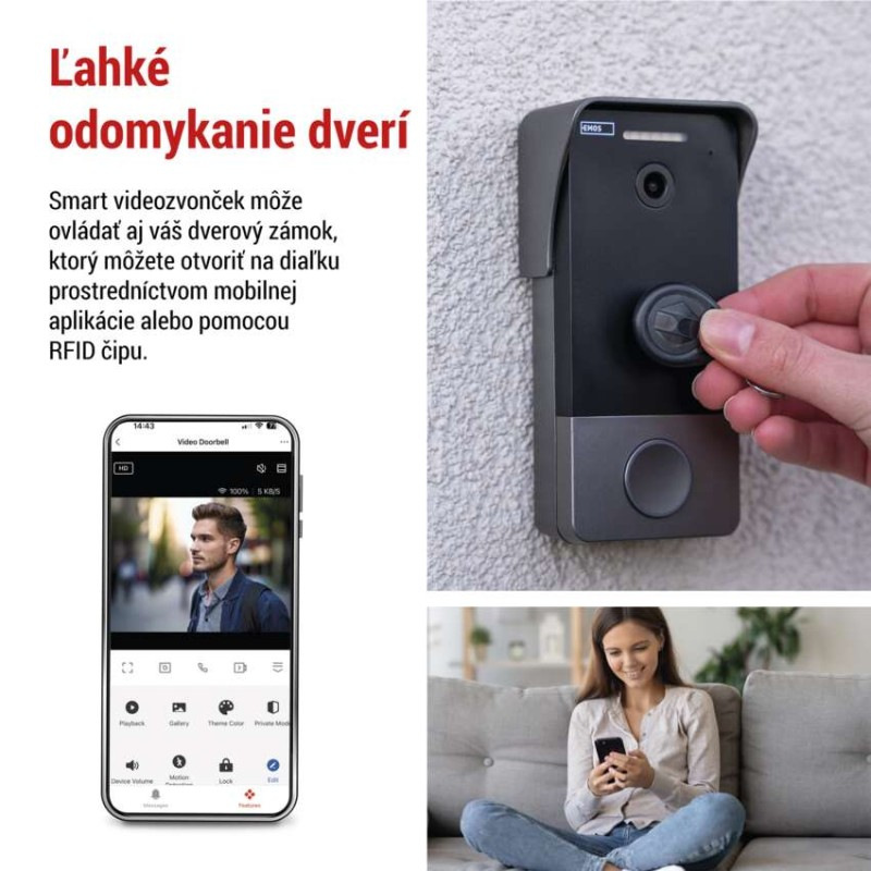 Videozvonček GoSmart IP-20PoE H4033 3