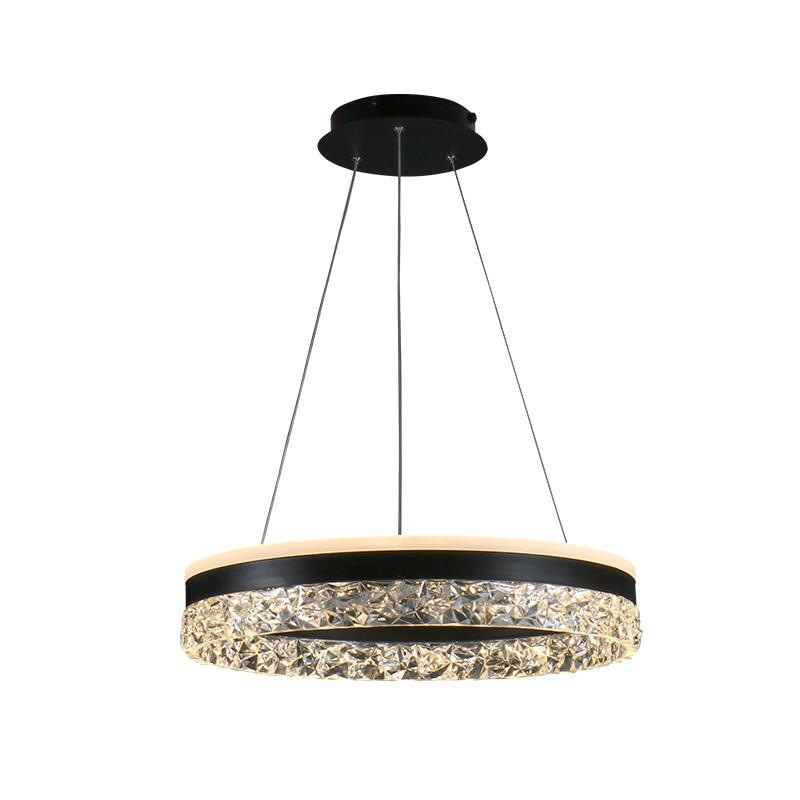 LED luxusné závesné krištáľové svietidlo s diaľkovým ovládačom 80W - TA2301/B 5