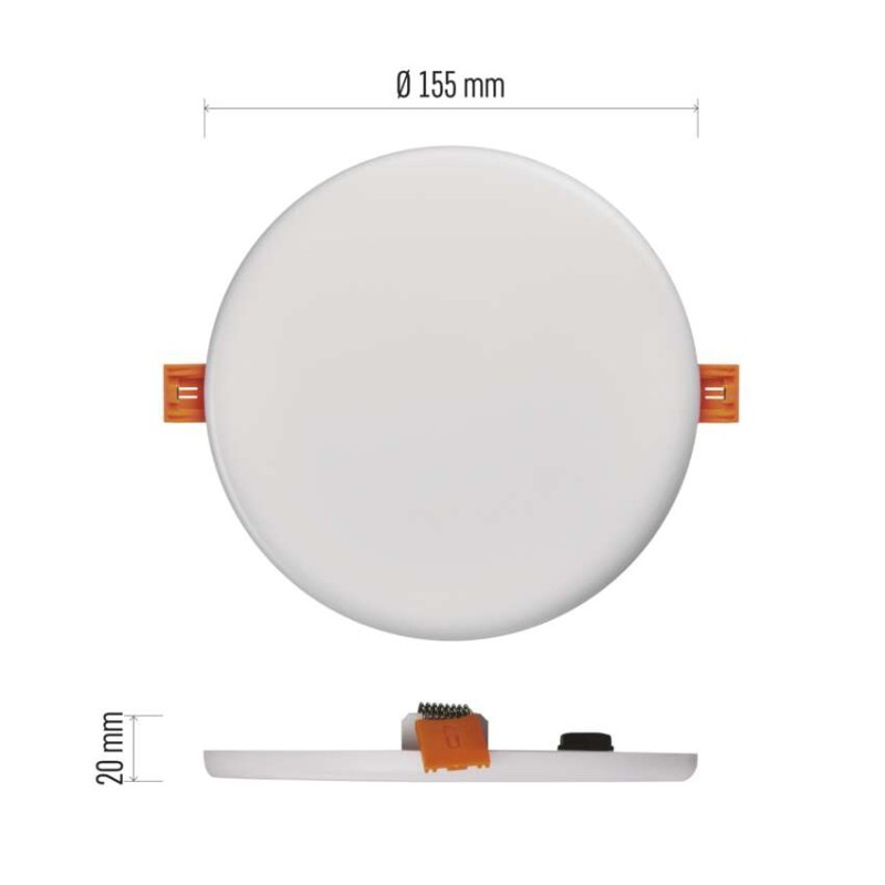 SVIETIDLO LED VIXXO 13,5W ZV1142 NW IP65 kruh 2