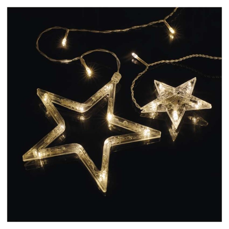 115LED CURTAIN STARS WW 6