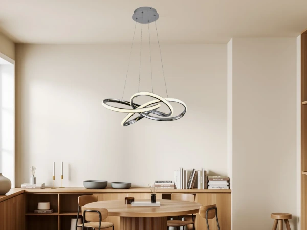 LED visiaca lampa + diaľkový ovládač 65W - J4332/CH 5