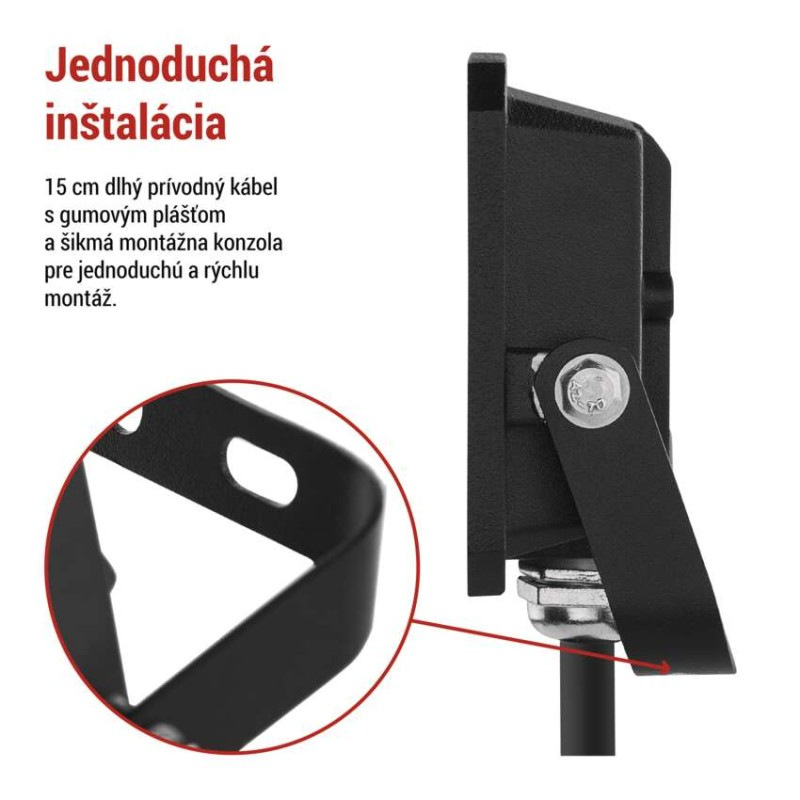 LED REFLEKTOR SIMPO 10W 1000LM IP65 NW 6