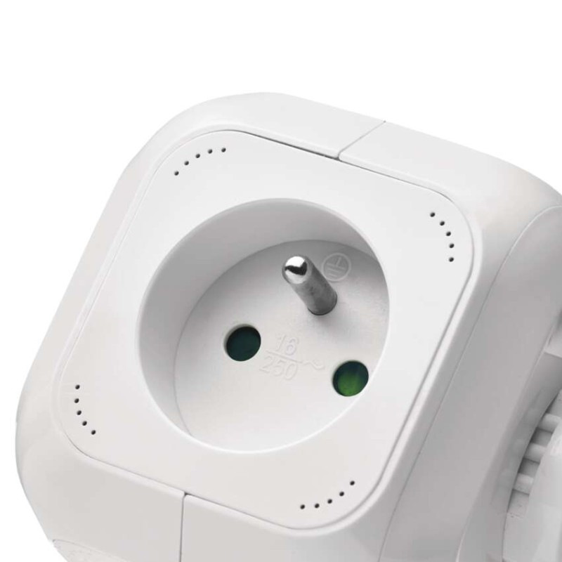 Kábel predlžovací 4Z 1,9m + 2xUSB kocka  P04119U 6
