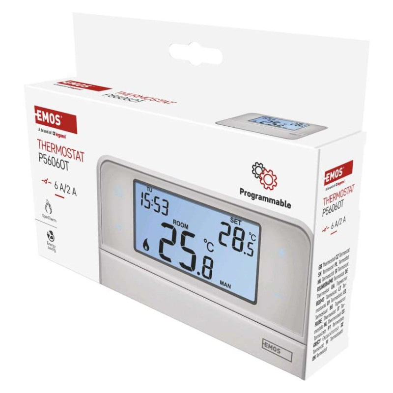 TERMOSTAT DRÁT.PROG. P5606OT 4