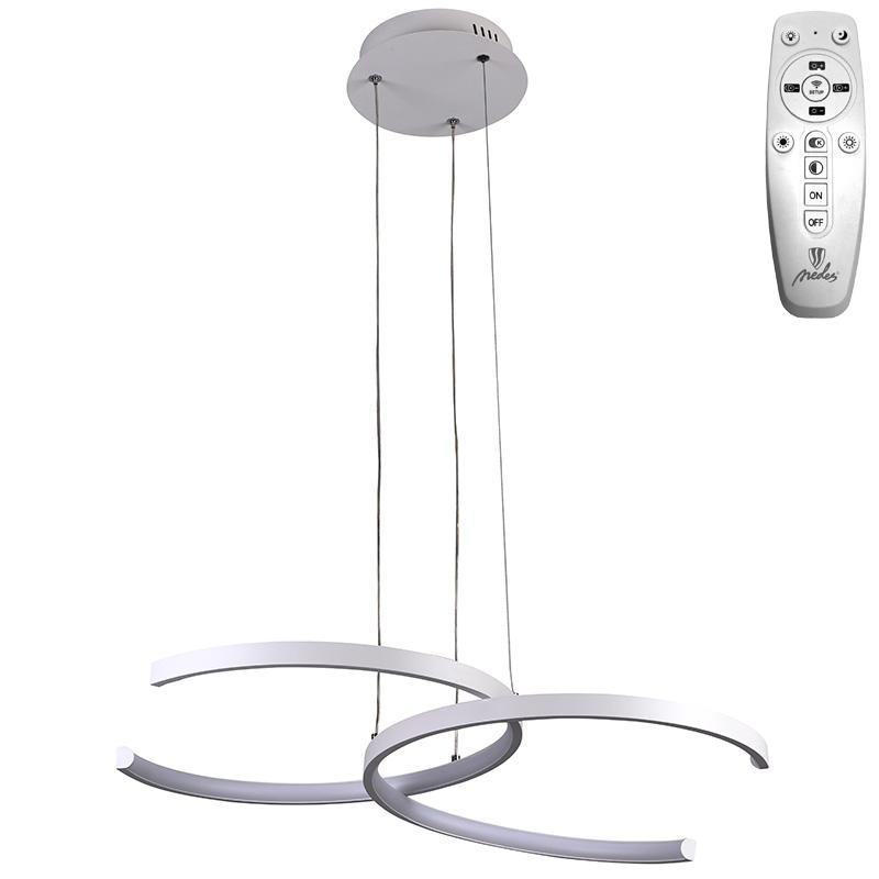 LED závesné svietidlo na lanku + diaľkový ovládač 50W - J4300/W 8