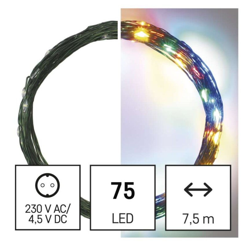 Řetěz NANO 7,5M GREEN IP44 MC (ZY1919T) 1