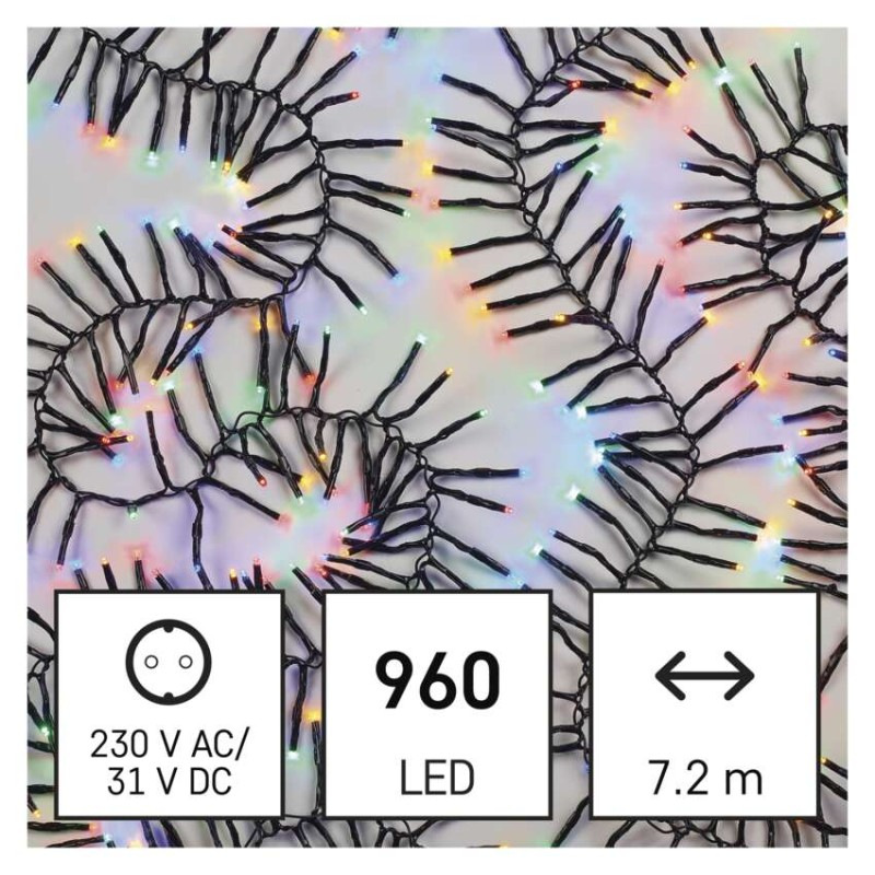 960LED XMAS CLUSTER 7,2M MC 1