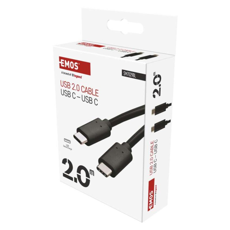 USB 2.0 C/M-C/M 2M ČERNÁ 5