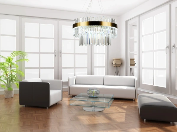 LED krištáľové svietidlo + diaľkový ovládač 80W - J6339/C 6