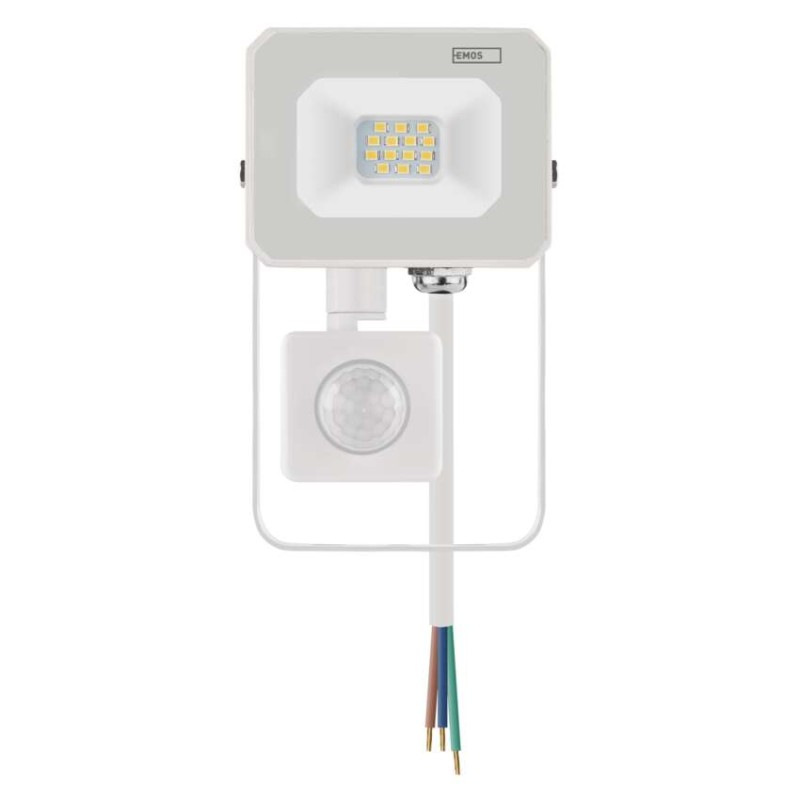 Reflektor LED 10W +senzor biela 11
