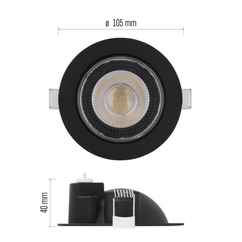 LED SVÍTIDLO GERI VES. KR 6,5W 700LM IP2 2
