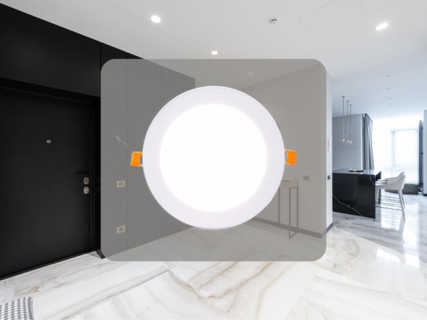 LED vsadený panel 12W / PR / SMD / 4000K / WH - LPL123 4