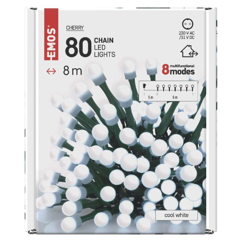 Cherry řetěz kuličky 8M IP44 CW ZY2027 7