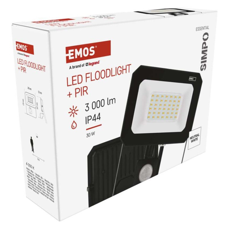 LED REFLEKTOR SIMPO 30W 3000LM IP44 NW P 13