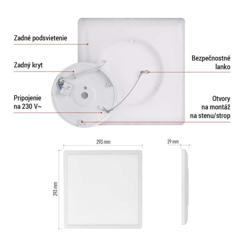 LED SVÍTIDLO FLORI PŘ.Č 18W 1800LM NW IP 7