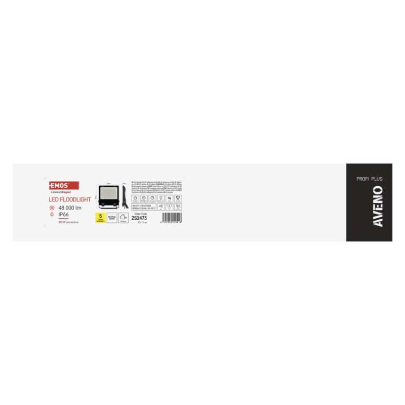 Reflektor LED AVENO 300W 4000k 48 000lm IP65 EMOS 7